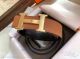 AAA Grade Hermes Reversible Brown And Black Leather Belt - Brushed Gold H Buckle (7)_th.jpg